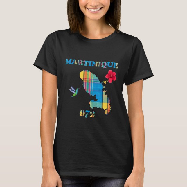 Departement Martinique 972 Insel der französischen T-Shirt (Vorderseite)