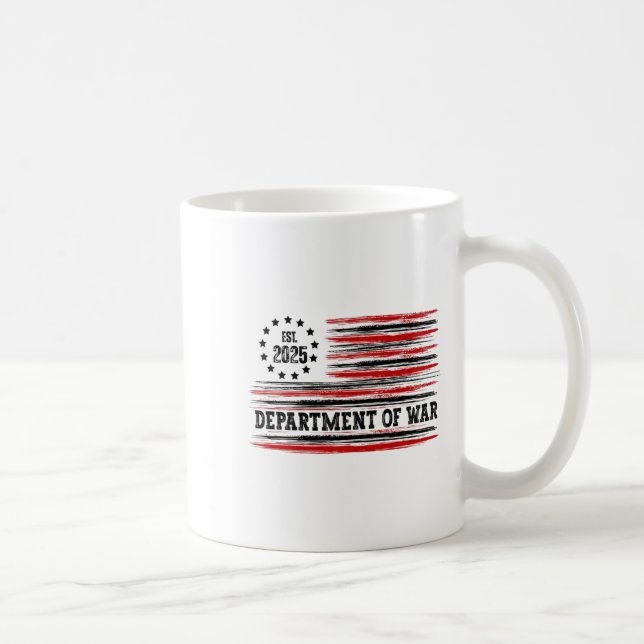 Department Of War Usa Camouflage Flag Department O Kaffeetasse (Rechts)