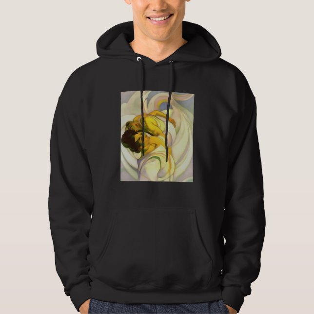 Departure To Another World Abstract Hoodie (Vorderseite)