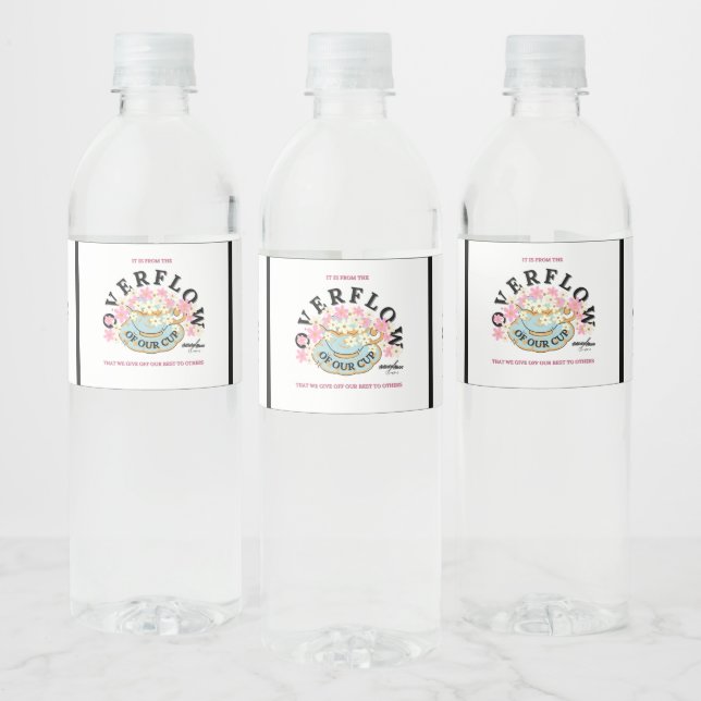 DÉPASSEMENT Étiquette de bouteilles d'eau par Adie (Bouteilles)
