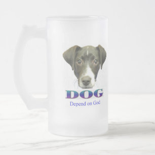 Dépendez de la tasse givrée par Dieu