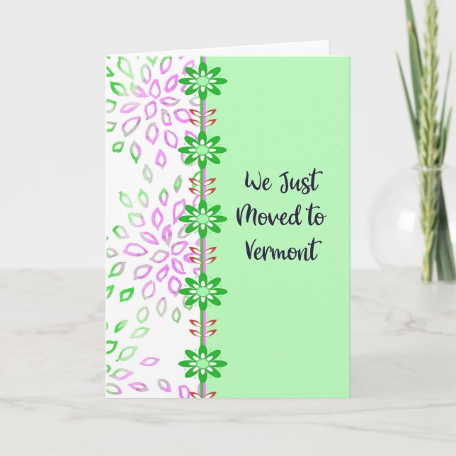 Déplacé vers la carte Faire-part Vermont (Devant)