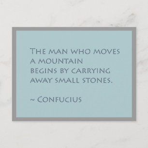 Déplacer les monts Inspiration carte postale