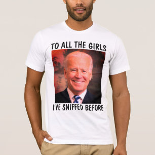 DÉPLAISANT JOE BIDEN FUNNY SNIFF T-SHIRTS