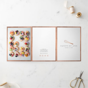 Dépliant de menu de traiteur de la boulangerie Ros