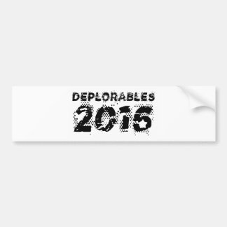 Deplorables 2016 autoaufkleber