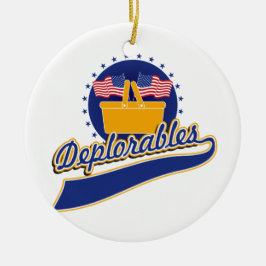 Deplorables Team-Logo Keramikornament