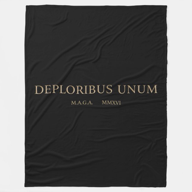 deploribus (deplorables) unum fleecedecke (Vorderseite)