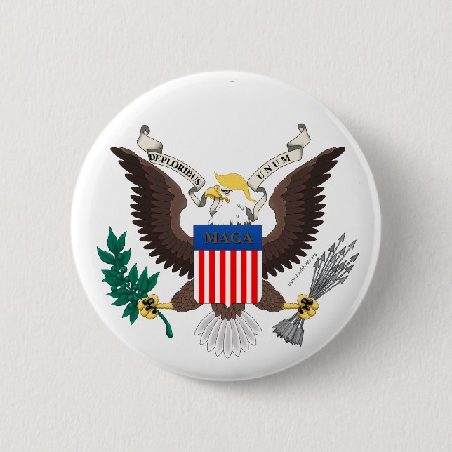 Deploribus Unum! Knopf Button (Vorderseite)