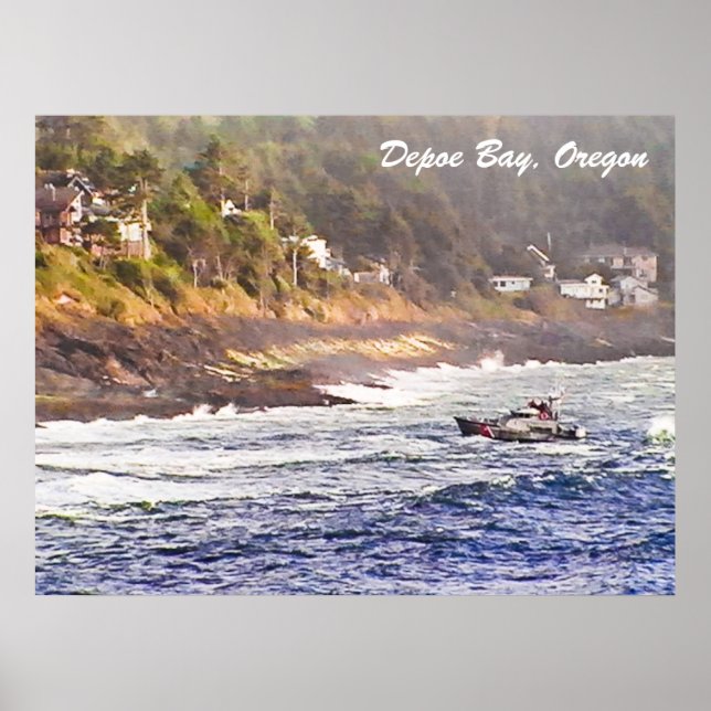 Depoe Bay, Oregon Poster (Vorne)