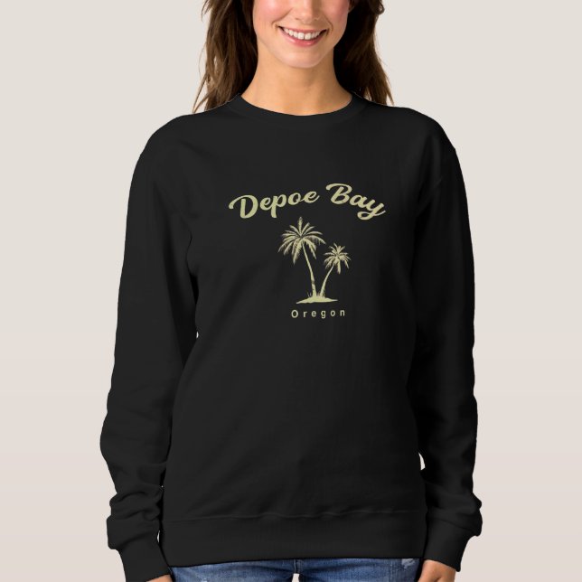 Depoe Bay Oregon Summer oder Tropical Beach Sweatshirt (Vorderseite)