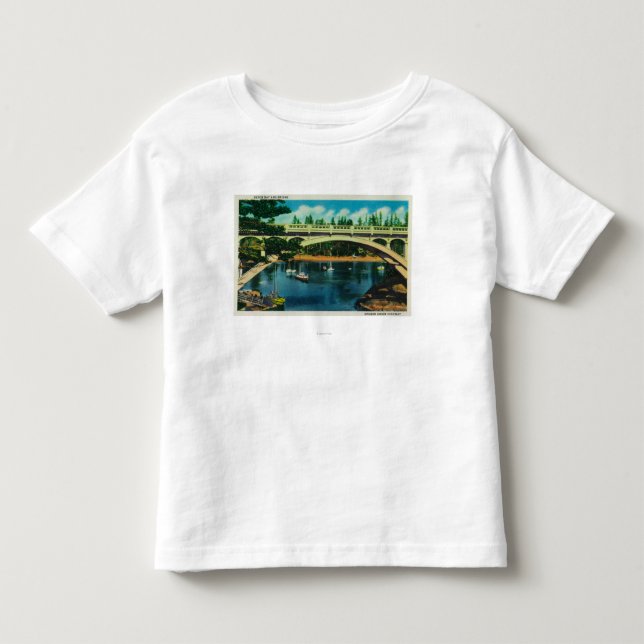 Depoe Bucht und Brücke, OregonDepoe Bucht ODER Kleinkind T-shirt (Vorderseite)
