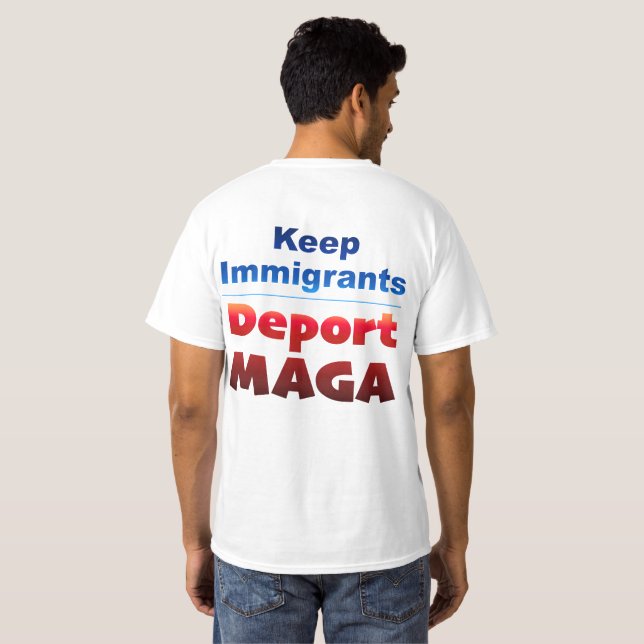 Deport MAGA Men's Value T-Shirt (Schwarz voll)