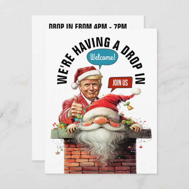 DÉPOSER DANS Carte Vacances Plat (Devant / Derrière)