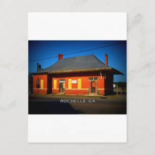 DEPOT - Rochelle, Georgien Postkarte