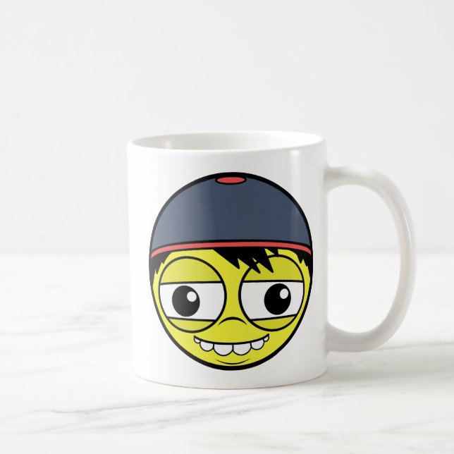 Depp-Gesicht Kaffee-Tasse Kaffeetasse (Rechts)