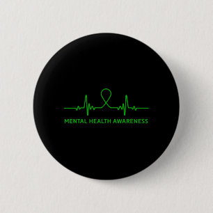 Depression Angst Psychische Gesundheit Bewusstsein Button