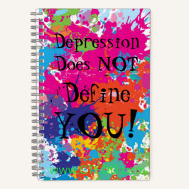 Depression definiert Sie nicht - Notebook/Journal Notizbuch