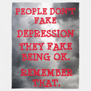 DEPRESSION FLEECEDECKE