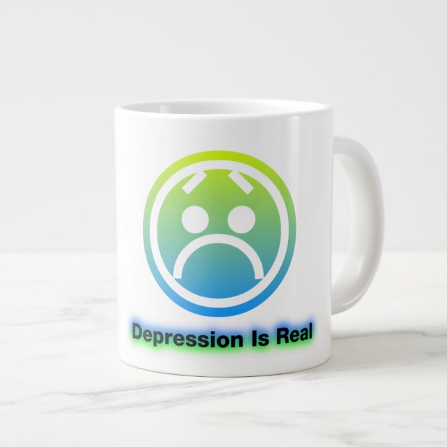 Depression Jumbo-Tasse (Vorderseite Rechts)