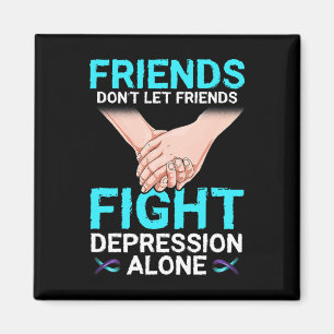 Depression Männer Frauen Suizidprävention Bewussts Magnet