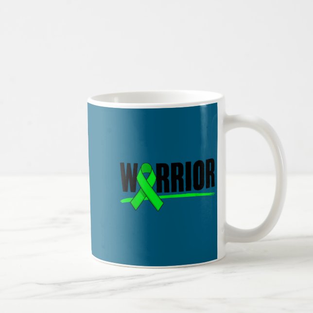 Depression Warrior Ribbon Mental Health Awareness  Kaffeetasse (Rechts)