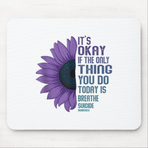 Depressionsbewusstsein Suizidprävention Tank Top_7 Mousepad