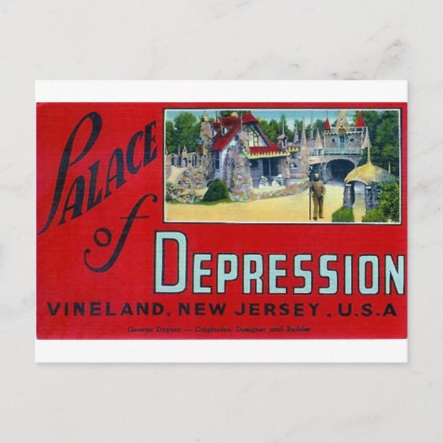 Depressionspalast Postkarte (Vorderseite)