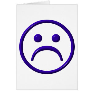 Depressiv, traurig und blau