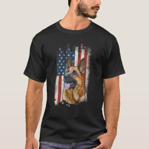 Deprimierter Deutscher Schäferhund Amerikanische F T-Shirt