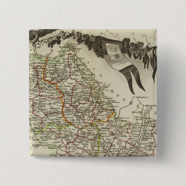 Dept About L'Isere Button (Vorderseite)