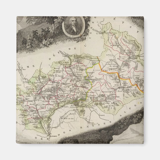 Dept De Hautes Alpes Magnet (Vorne)