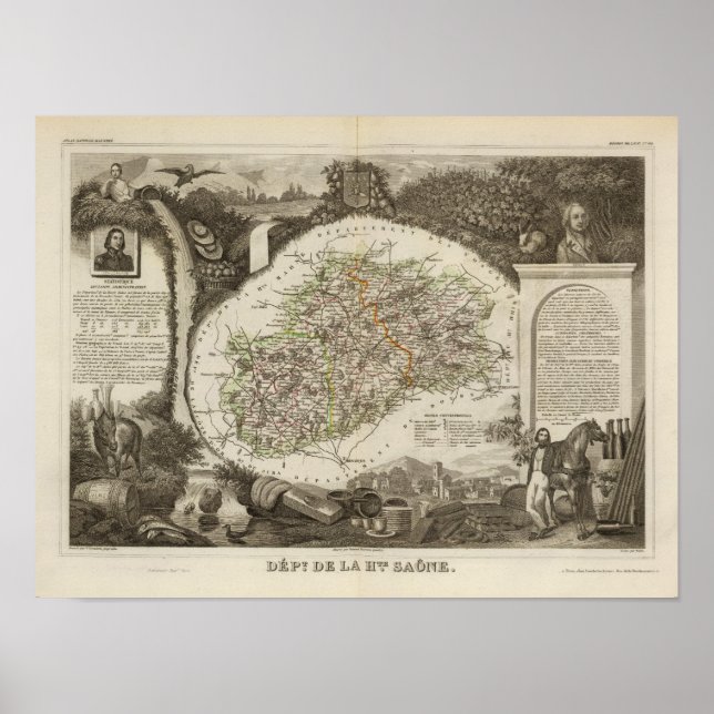 Dept. De La Hte Saone Poster (Vorne)