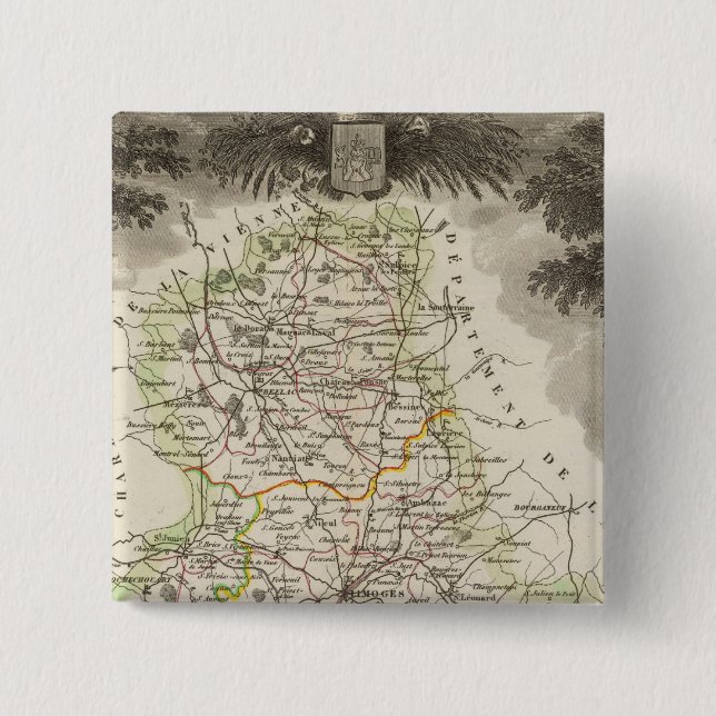 Dept. De La Hte Vienne Button (Vorderseite)