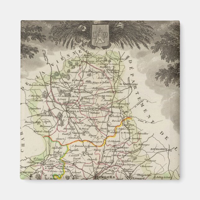 Dept. De La Hte Vienne Magnet (Vorne)