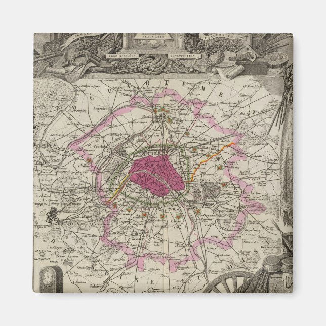 Dept. De La Seine Magnet (Vorne)