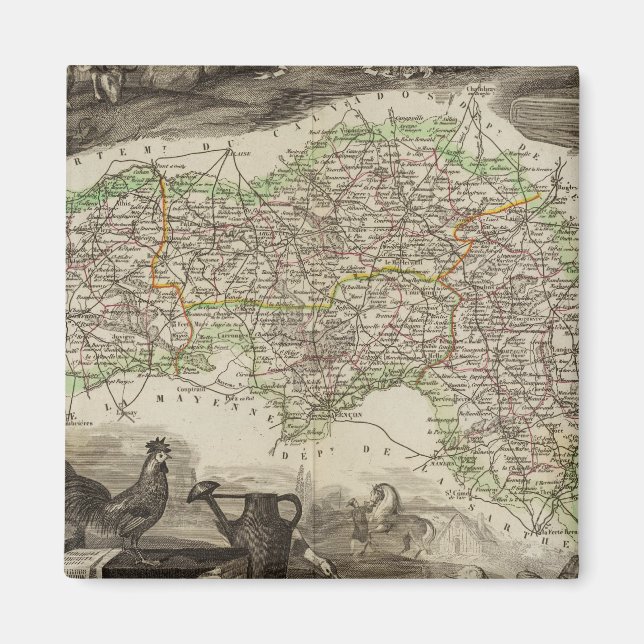 Dept. De L'Orne Magnet (Vorne)