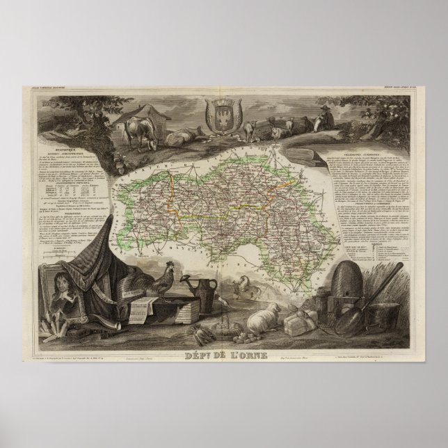 Dept. De L'Orne Poster (Vorne)