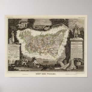 Dept Des Vosges Poster