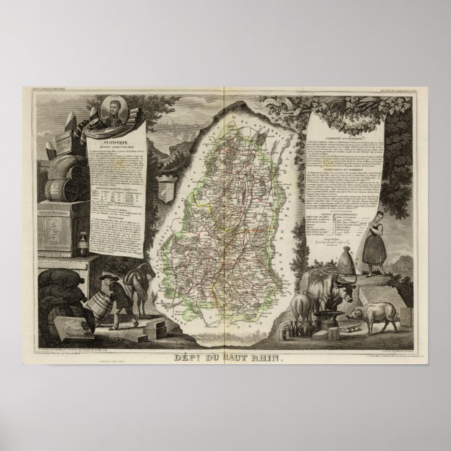 Dept. Du Haut Rhin Poster (Vorne)