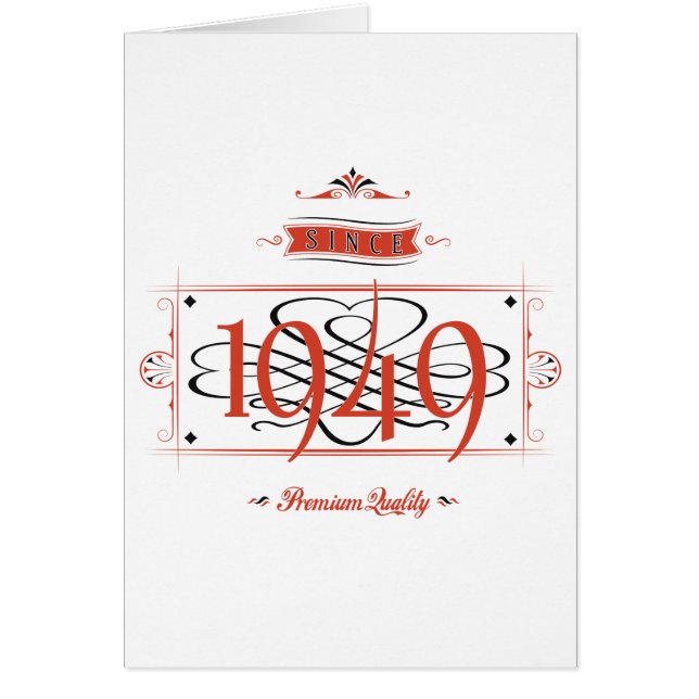 Depuis 1949 (Red&Black) (Devant)