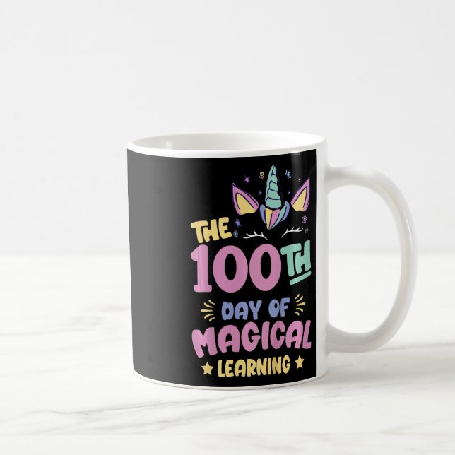 Der 100. Schultag Mädchen 100 Schultage Kaffeetasse (Rechts)