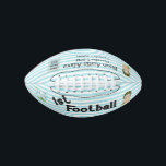 Der 1. Fußball des kundenspezifischen Foto-Babys Football<br><div class="desc">Der 1. Fußball des kundenspezifischen Foto-Babys macht ein wunderbares neues Babygeschenk.  Große FO-Duschen,  die nach Geburt oder einem neuen Babywillkommensgeschenk gehalten werden - fügen Sie Namen,  Gewicht,  Geburtstag und Foto von neugeborenem hinzu.</div>