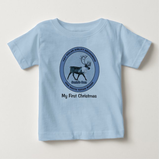 Der 1. Polar Airlift-Sqdn des Weihnachtsmanns - ge Baby T-shirt (Vorderseite)