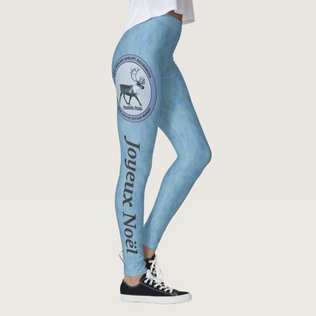 Der 1. Polar Airlift-Sqdn des Weihnachtsmanns - ge Leggings (Rechts)