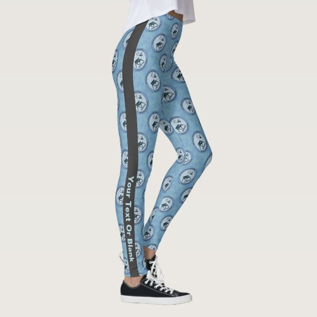 Der 1. Polar Airlift-Sqdn des Weihnachtsmanns - ge Leggings (Rechts)