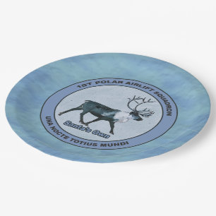 Der 1. Polar Airlift-Sqdn des Weihnachtsmanns - ge Pappteller