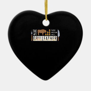 Der 1 seltene mittelgroße Grillvater GRILLEN Lov Keramik Ornament