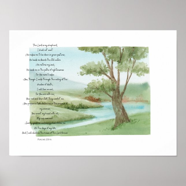 Der 23. Psalm Poster (Vorne)