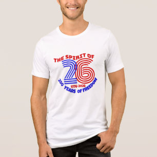 DER 26-JÄHRIGE SPIRIT LEBT AN: 250 JAHRE FREIHEIT Tri-Blend SHIRT